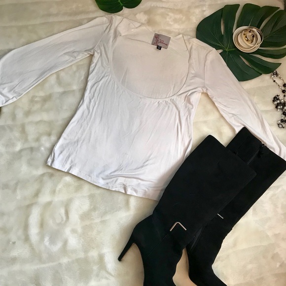 Black and white print 3/4 sleeve dress w bogo top! - Picture 6 of 8